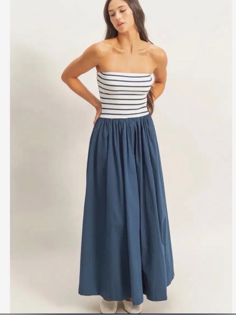 Striped Tube Top dress